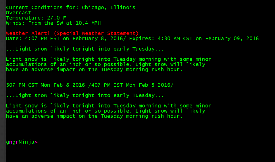 PowerShell: Fun with Weather Underground's API (part 2)