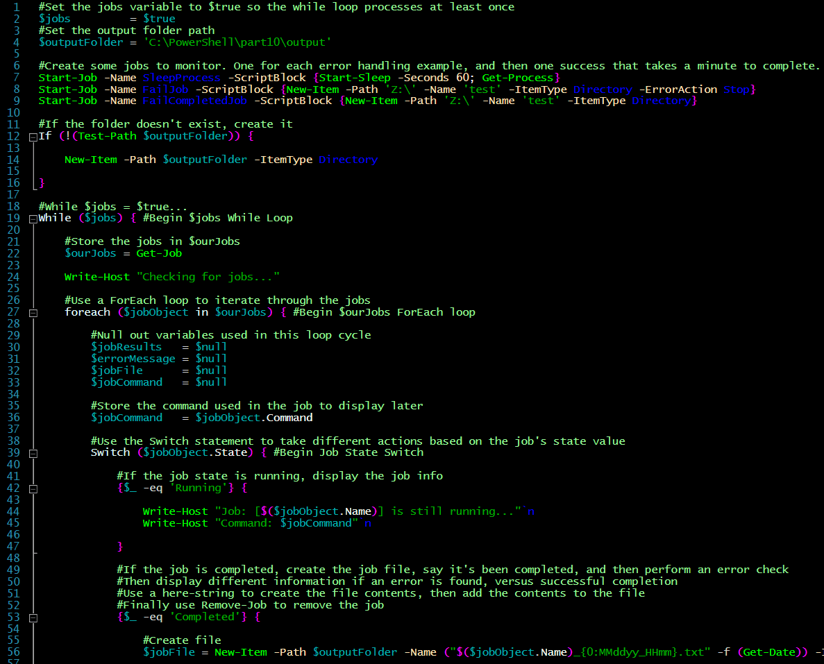 PowerShell: Getting Started - Jobs