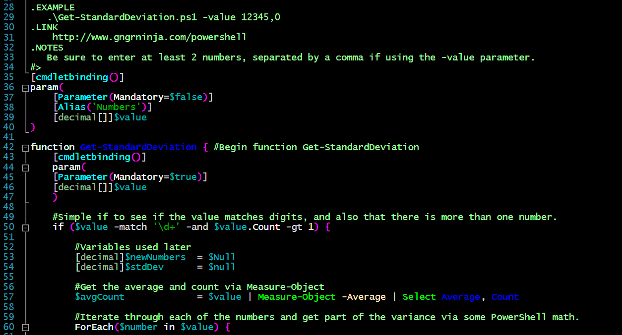 PowerShell: Calculating Standard Deviation